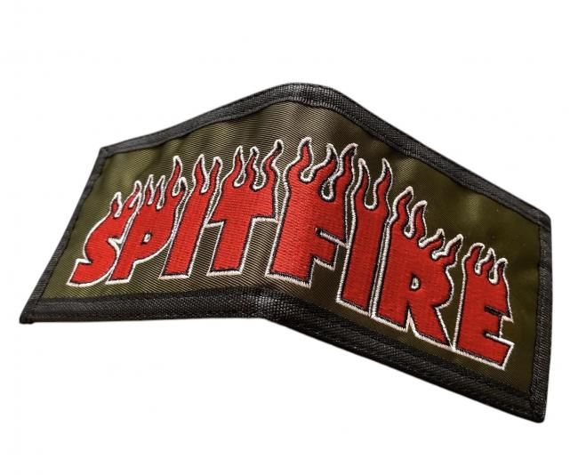 SPITFIRE " DAMONSEED SCRIPT BI-FOLD WALLET " OLIVE