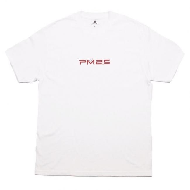PM 2.5 " LOGO TEE " WHITE