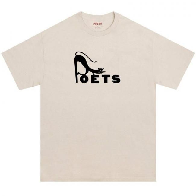 POETS "HANNA SCREENED T SHIRT" BEIGE