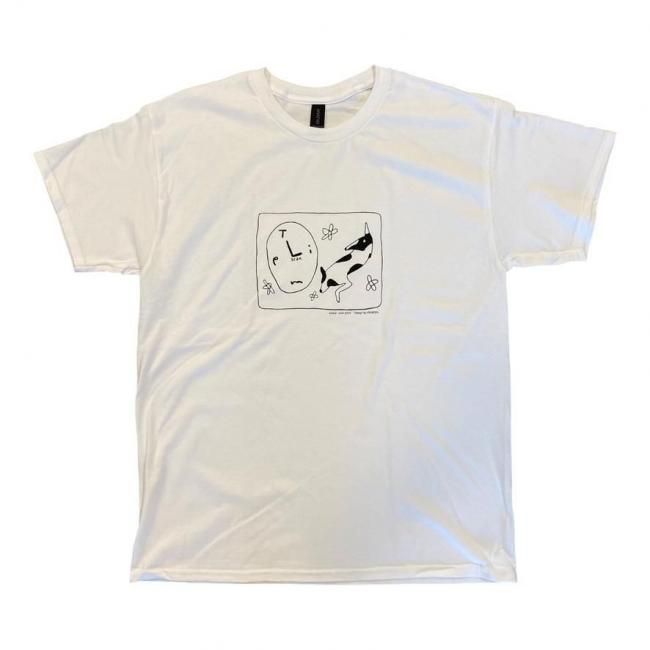 TIMESCAN "  CANVAS ENKEI JAM COLLABORATION TEE " WHITE