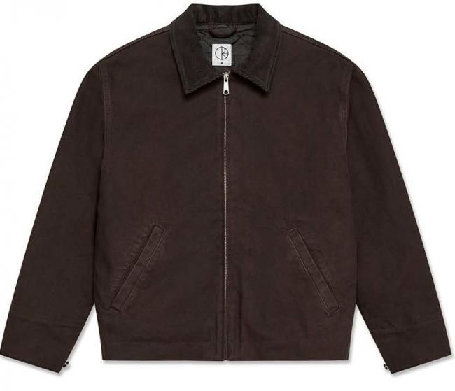 POLAR "CLIFF JACKET WITH QUILTED LINING " Chocolate