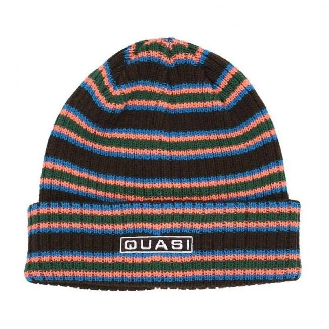 QUASI " MONTAGE BEANIE " BROWN