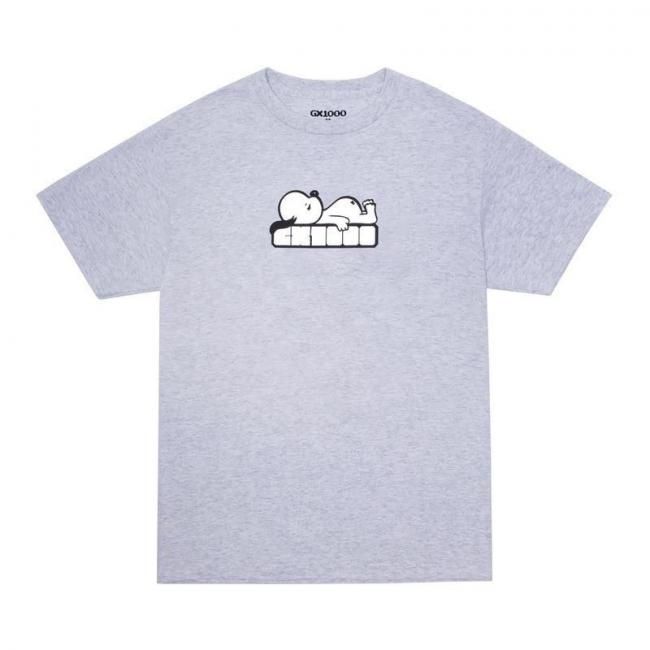 GX1000 " DAY OFF TEE "HEATHER GREY