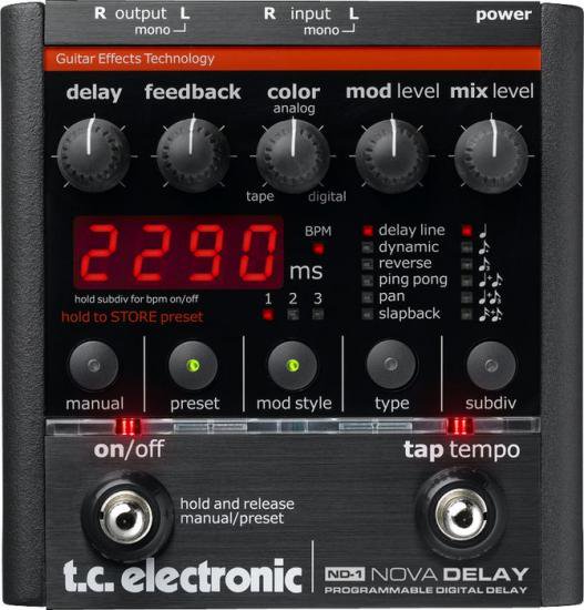 TC Electronic ND-1 Nova Delay - エフェクター専門店【EffectorShop.com】