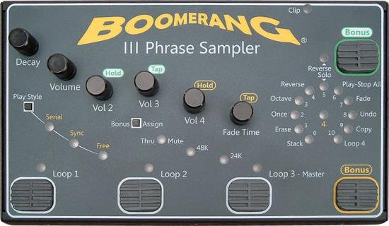 Boomerang III Phrase Sampler ルーパー
