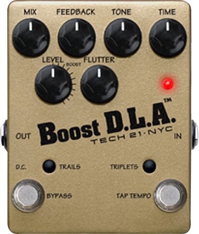 Tech 21 DLA-TT Boost D.L.A. Tap Tempo - エフェクター専門店【EffectorShop.com】