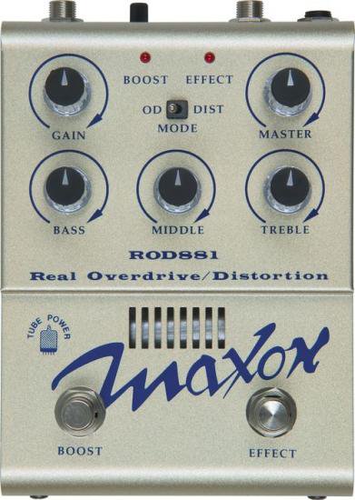 Maxon ROD881 Real Tube Overdrive / Distortion - エフェクター専門店 