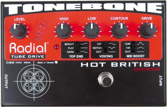 Radial Tonebone Hot British Tube - エフェクター専門店【EffectorShop.com】