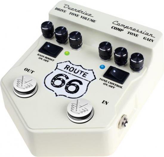 Visual Sound V2 Series V2RT66 Route 66 Overdrive and Compression Guitar  Multi Effects Pedal - エフェクター専門店【EffectorShop.com】