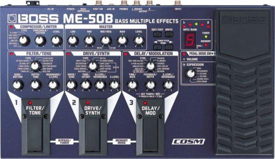 Boss ME-50B Bass Multiple Effects with COSM - エフェクター専門店【EffectorShop.com】