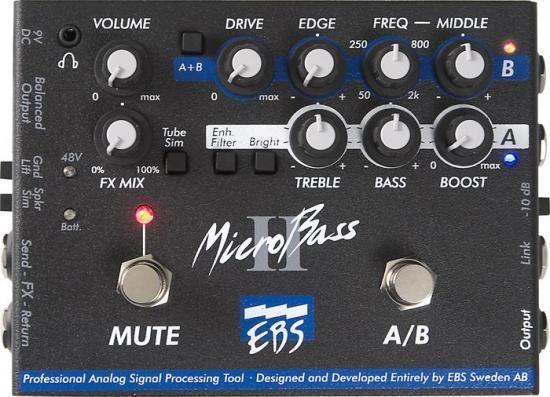 EBS MicroBass II ベース用DI プリアンプSweden