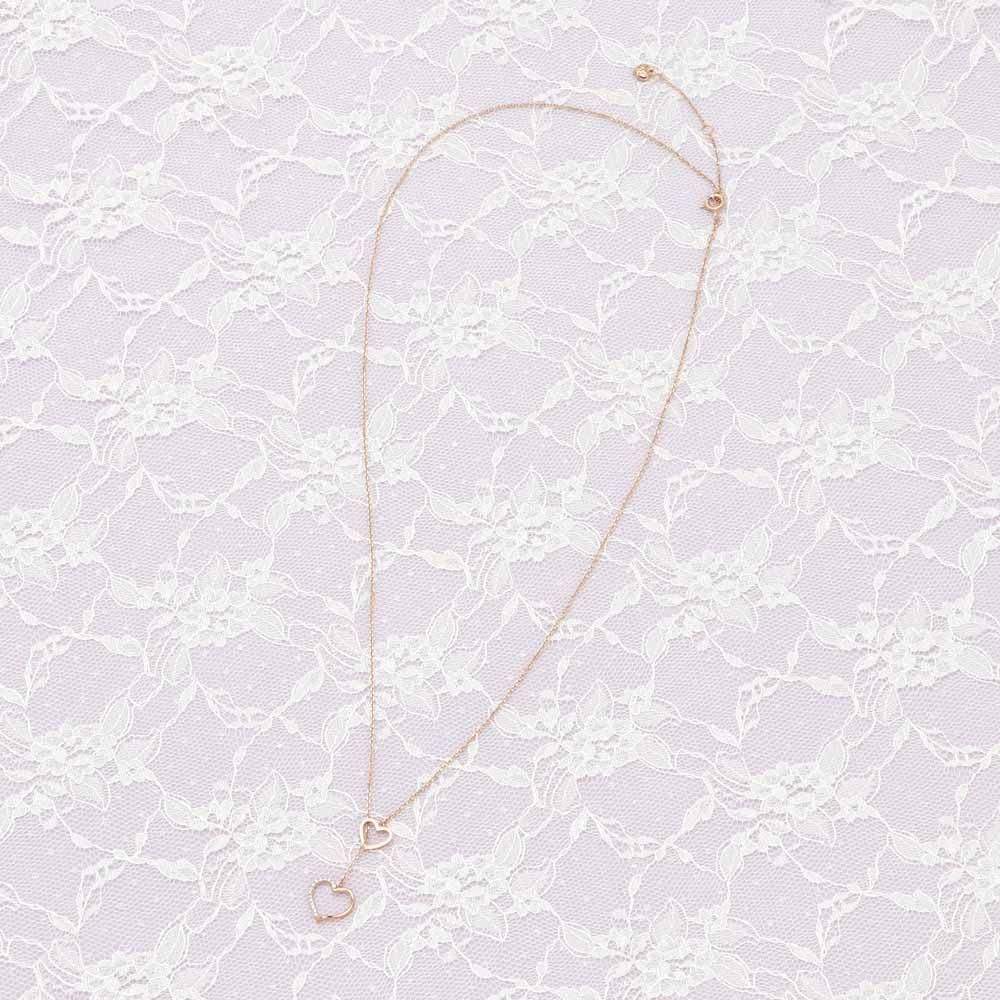 PGシルバーネックレス/Wオープンハート - MocA-Tokyo Online Shop PGシルバーネックレス/Wオープンハート - MocA-Tokyo Online Shop