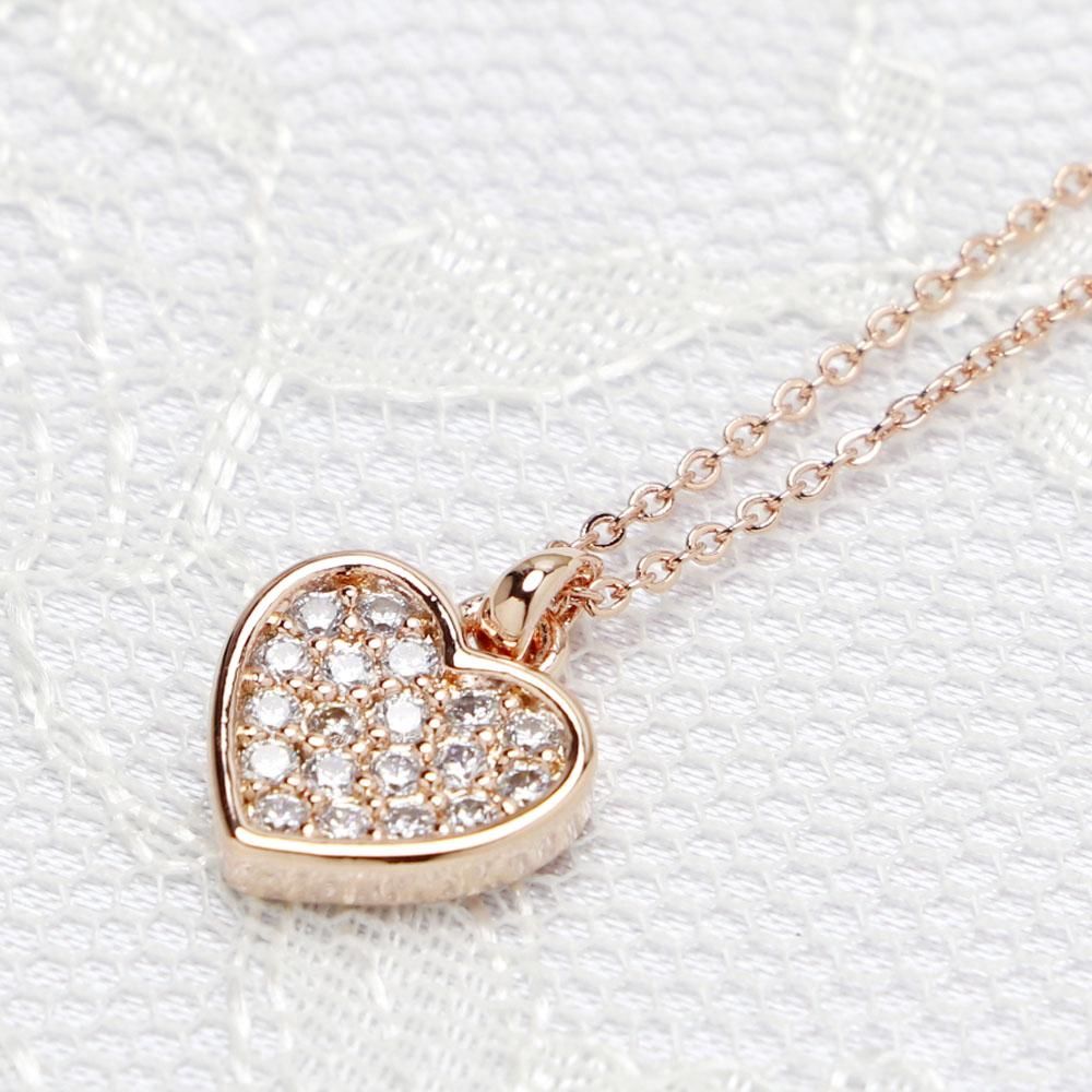 ハートパヴェネックレス Cl Moca Tokyo Online Shop ハートパヴェネックレス Cl Moca Tokyo Online Shop
