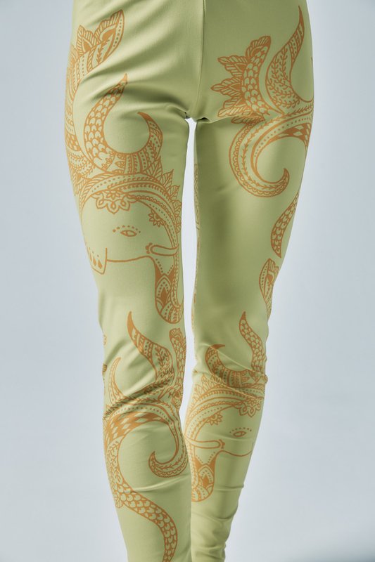 ・tejas10周年企画・ archive-leggings＜ガネーシャ＞ [TL11634] 30％OFF！！￥12,100→割引価格 -  ヨガウェア・ヨガグッズtejas公式通販｜テジャスオンラインストア