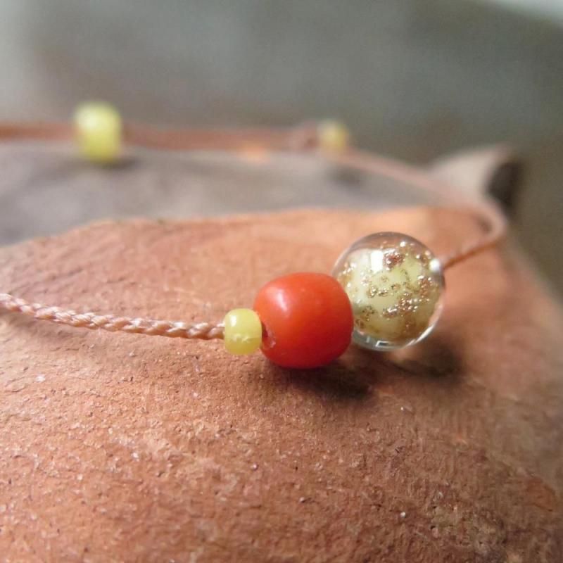 珊瑚 ＋ ソンメルソ 黄 ブレスレット - 東京・神楽坂 アンティーク