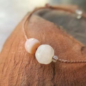 希少アンティーク水晶ビーズブレスレット(1200-1800年前) 希少アンティーク水晶ビーズブレスレット(1200-1800年前)