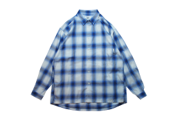 Ombre check shirts ֥롼