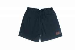 Loose shorts with art patch