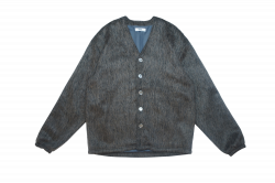 Fur cardigan ブラウン