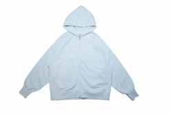 Vintage zip hoodie アッシュ