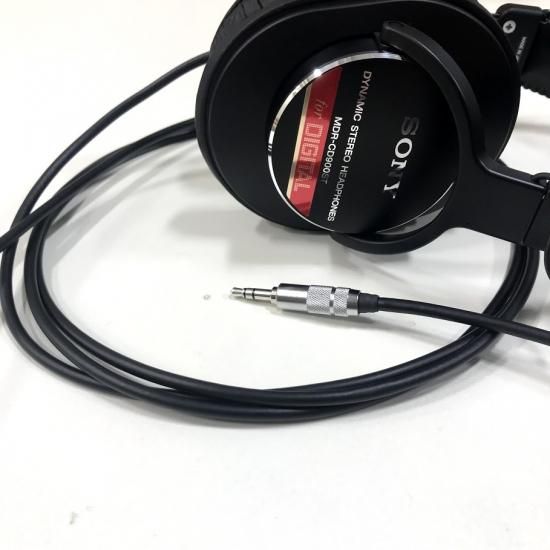 SONY MDR-CD900ST ヘッドホン 改造・モディファイ ミニプラグ（ストレート）仕様