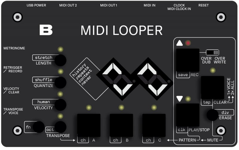 BASTL INSTRUMENTS / Midilooper | MIDIデータを「ループ」させながら「モディファイ」できる画期的なデバイス