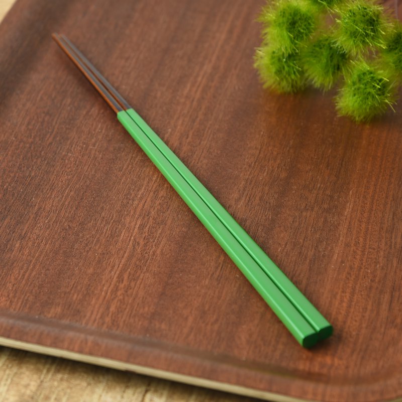 にっぽん伝統色箸 常磐緑 ときわみどり 定番 業務用食器販売用食器 卸売のやまに