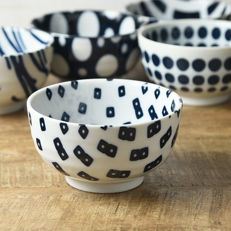 藍ブルー 13cmボウル クロス[定番] - 業務用食器販売用食器 卸売のやまに