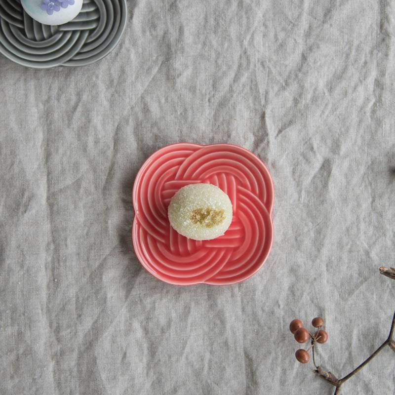 小田陶器 結(musubi) 10.8cm小皿 赤[定番] - 業務用食器販売用食器 卸売のやまに