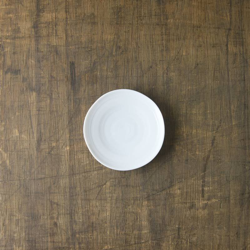 小田陶器 櫛目(kushime) 11cm小皿 白[定番] - 業務用食器販売用食器 卸売のやまに