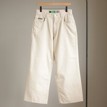TYPE-01 / BAGGY #ivory corduroy [gj-type01-baggy] _ gourmet jeans | グルメジーンズ
