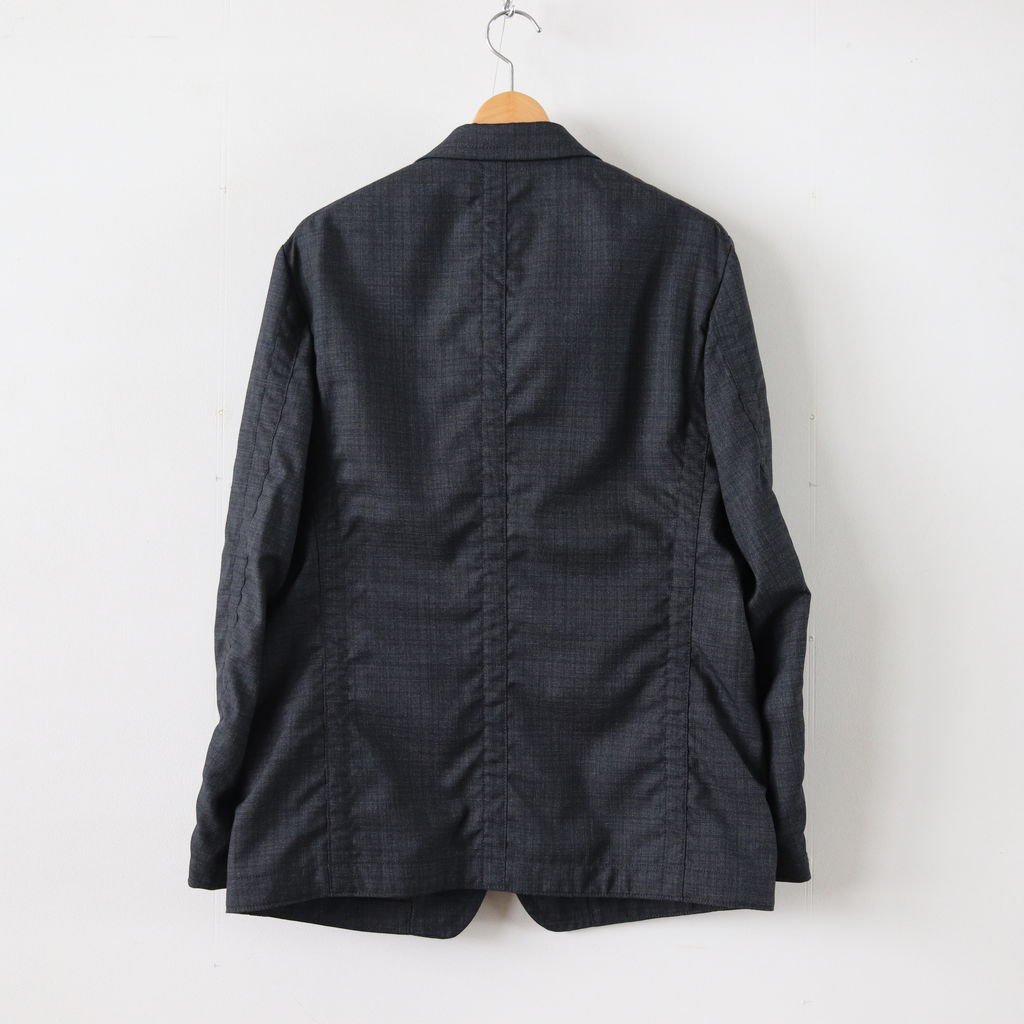 COMME des GARCONS HOMME / ウールピンチェック 2Bジャケット CHARCOAL
