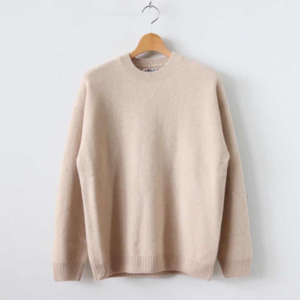 AURALEE BABY CASHMERE KNIT NATURAL BEIGE-siegfried.com.ec