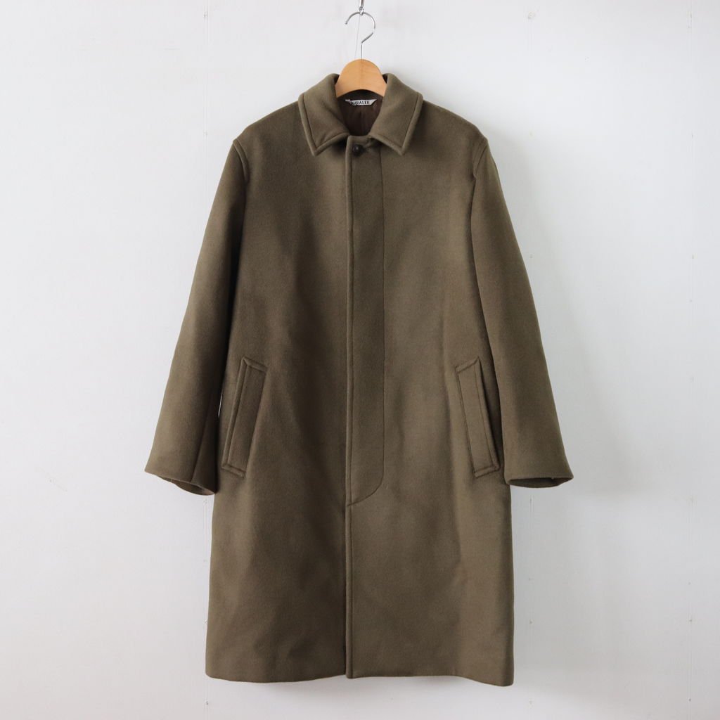 カラー AURALEE - AURALEE BEAVER MELTON SOUTIENCOLLAR COATの通販 by