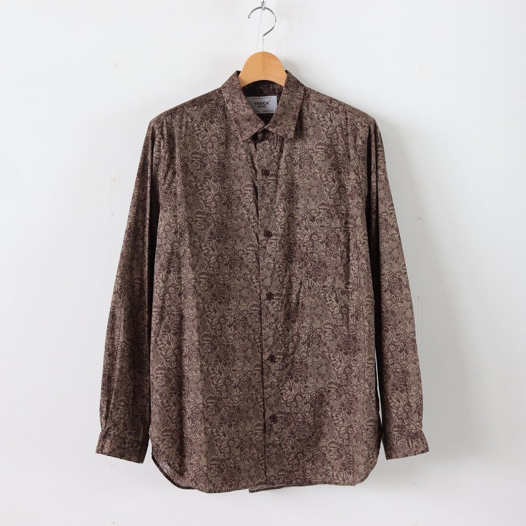 Button Shirt Liberty Mono Gatsby Yaeca ヤエカ