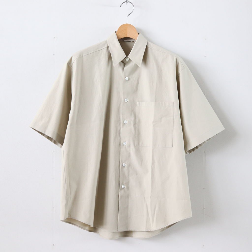 auralee washed finx twill big shirts