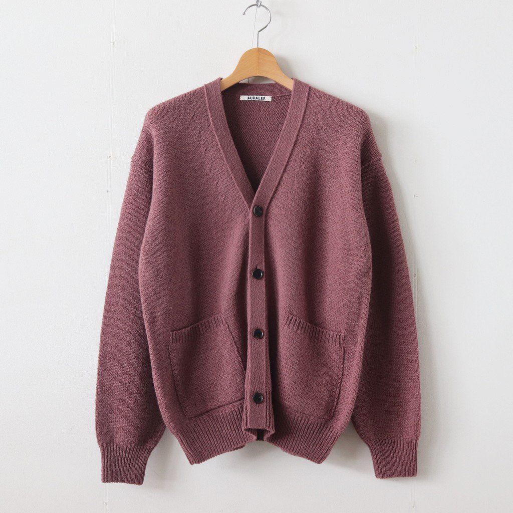 AURALEE 22AW 完売品SHETLAND WOOL CARDIGAN トップス ニット/セーター