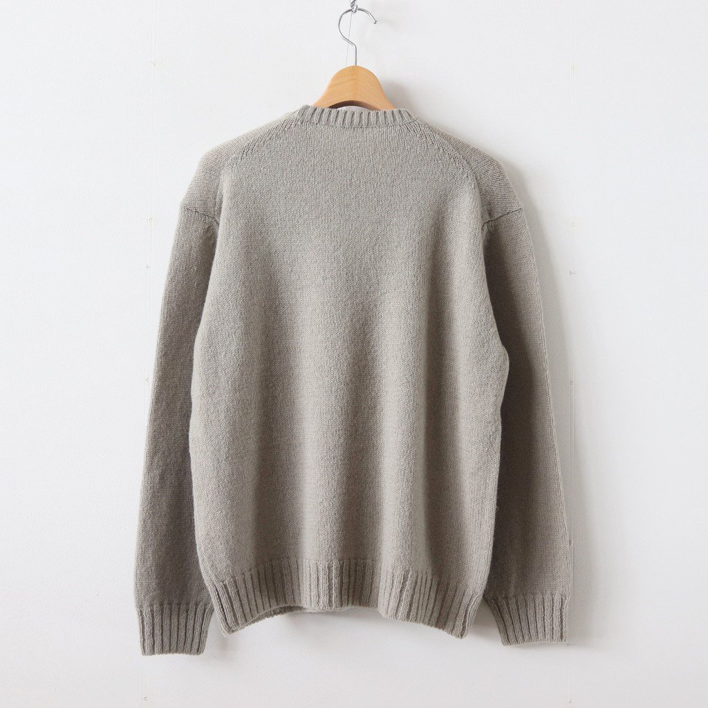 AURALEE オーラリー PURE SHETLAND WOOL KNIT 3-