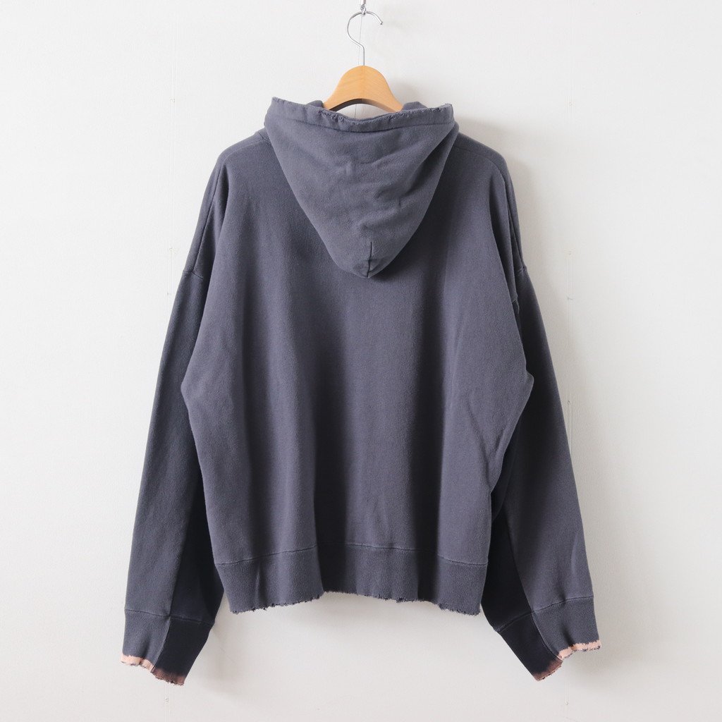 stein / OVERSIZED REBUILD SWEAT HOODED CHARCOAL