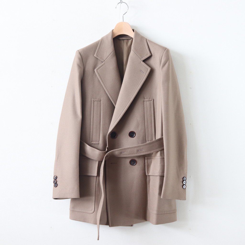 搬入設置サービス付 AURALEE LIGHT MELTON HALF COAT 3 オーラリー