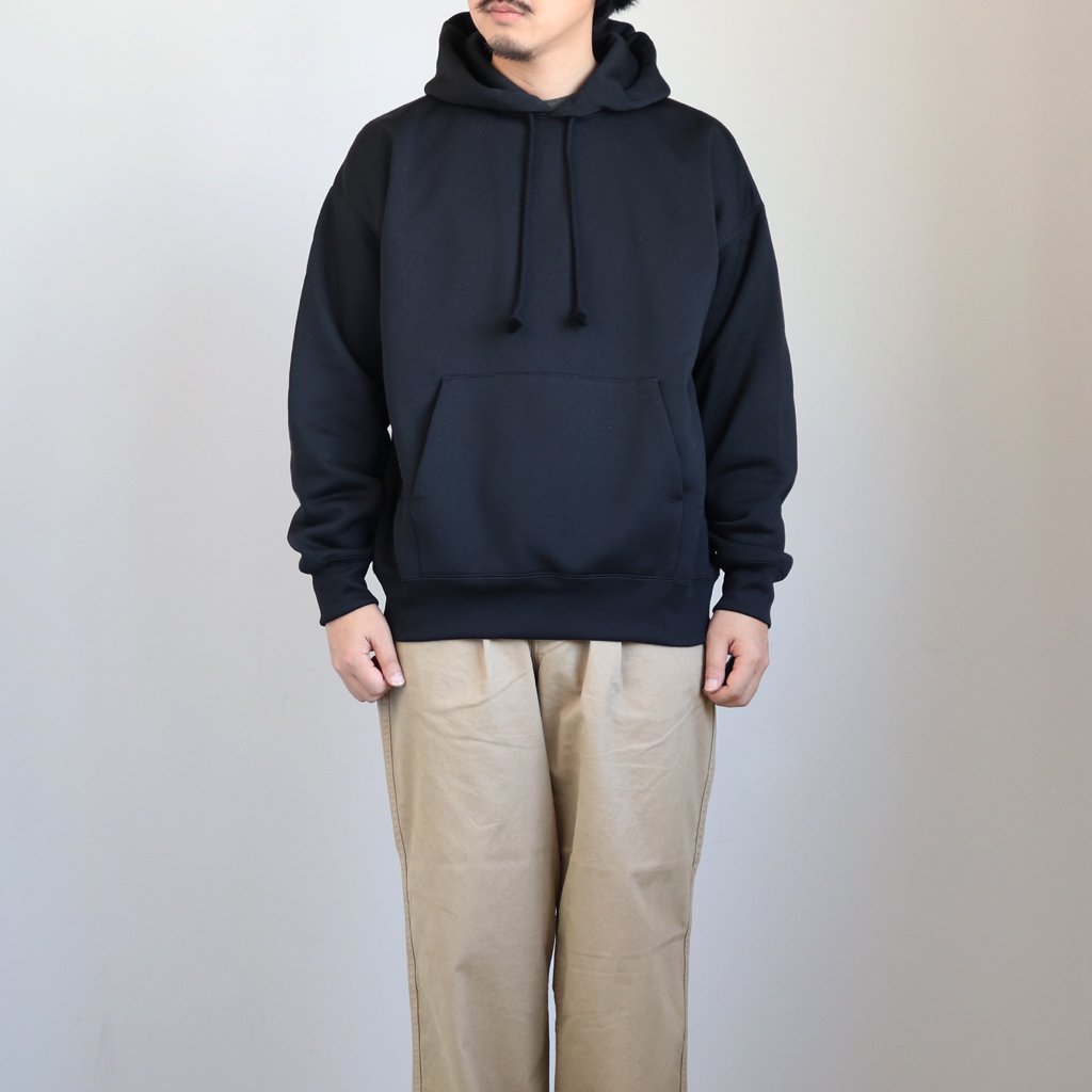 AURALEE BAGGY POLYESTER SWEAT P/O PARKA | myglobaltax.com