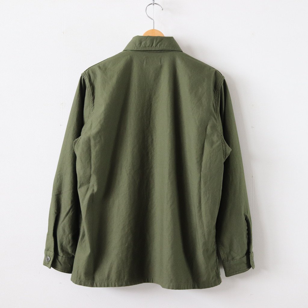 yaeca shirts jacket olive Lサイズ 最新人気