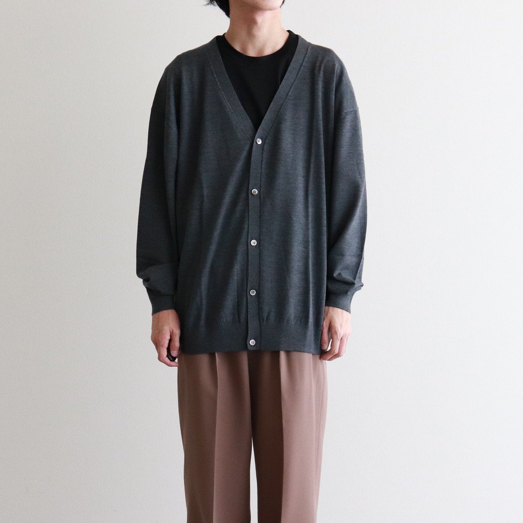 Graphpaper high gauge ニット カーディガン knit