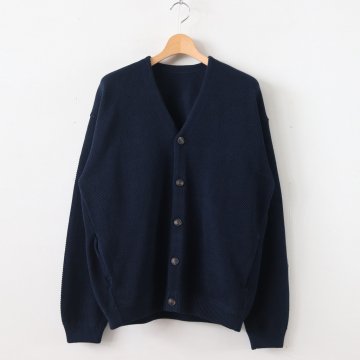 MOSS STITCH CARDIGAN for ciacura #BLACK NAVY [1903-017] _ crepuscule | クレプスキュール