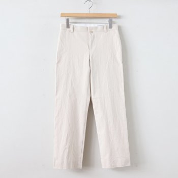 CHINO CLOTH PANTS PIPED STEM #BEIGE [69651] _ YAECA | ヤエカ