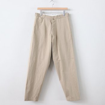 CHINO CLOTH PANTS WIDE TAPERED #KHAKI [19654] _ YAECA | ヤエカ