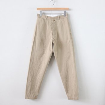 CHINO CLOTH PANTS WIDE TAPERED #KHAKI [69653] _ YAECA | ヤエカ