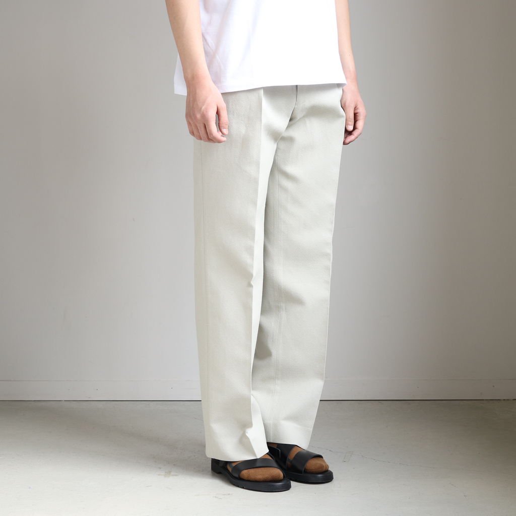 逆輸入 AURALEE Auralee WOOL and WASHI AMUNZEN WIDE Wool SLACKS メンズ