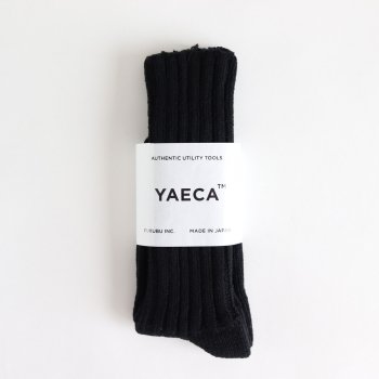 Cotton Silk Socks Long Brown 10902 Yaeca ヤエカ