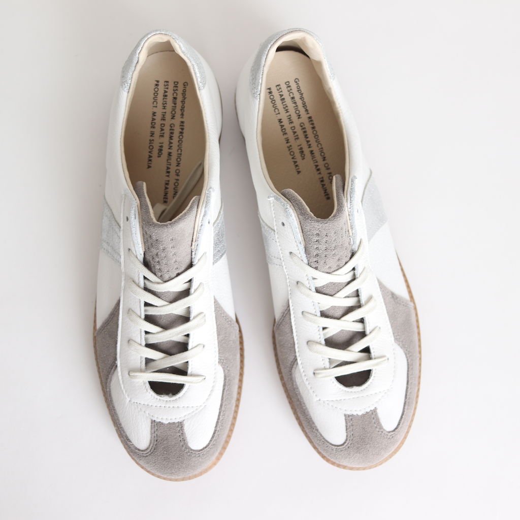 Graphpaper / REPRODUCTION OF FOUND for Graphpaper GERMAN MILITARY TRAINER  WHT×SILVER